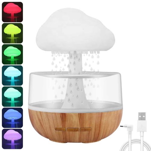 17f951ea-ef8c-48d8-8711-2fc31f599229.jpg Rain Cloud Humidifier USB Night Light for Room Office Aroma Diffuser Water Drop Sound