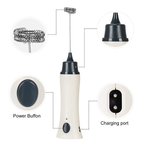 হ্যান্ড লিকুইড মিক্সার ফোমার এবং কফি মেকার জুস মেকার রিচার্জেবল