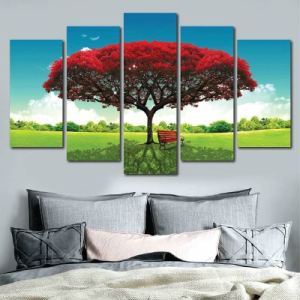 3D Wall Canvas 18*36 inch 5Pcs In 1 Set