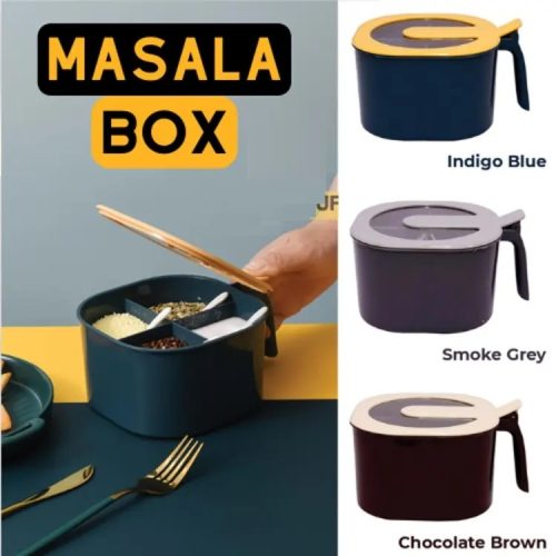 b28b8d6c-e65b-4943-99b0-30f455e6f9f1.jpg Spice Box 4 in 1- Masala Box - Spice Containers - Kitchen Spice Box - kitchen spice containers