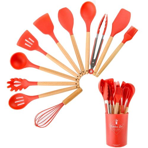 ef790241-0c4f-4649-b71f-e5a7a0951456.jpg 12 Pcs Silicone Kitchen Spoon Set