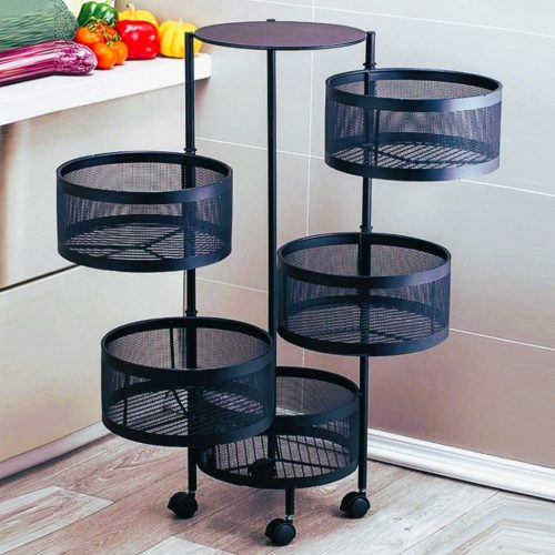 স্টাইলিশ ৫-স্তরের কিচেন স্টোরেজ র‍্যাক