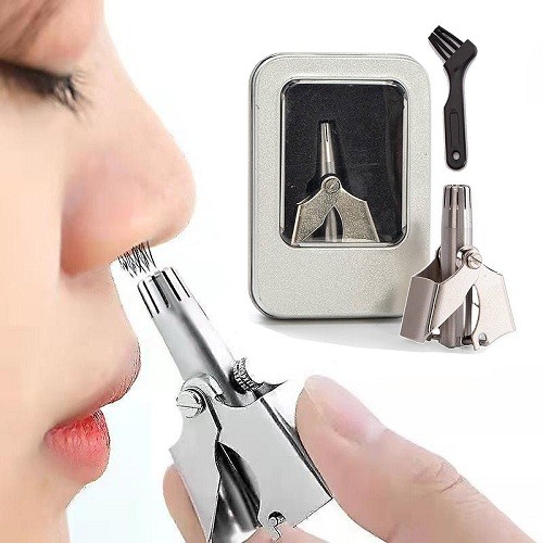 014243ff-166d-4203-9000-ecc76304d686 Nose Ear Hair Trimmer Manual Stainless Steel, Shaving And Unwanted Hair Removal Tool-নাক কানের চুল ট্রিমার ম্যানুয়াল স্টেইনলেস স্টিল, শেভিং এবং অবাঞ্ছিত চুল অপসারণ সরঞ্জাম