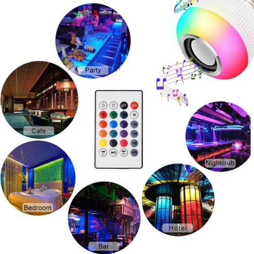 Remote Control Bluetooth Speaker Music Bulb