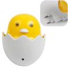 042c3ec1-9d39-4e4b-ac4b-1b1a9dbbbe96 Yellow Egg Duck LED Night Light, LED Night Light Sensor Duck Lamp