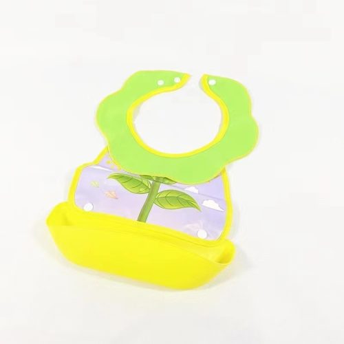সিলিকন ফুড ক্যাচার সহ শিশুর বিবস জলরোধী পুনর্ব্যবহারযোগ্য-Baby Bibs with Silicone Food Catcher Waterproof Reusable, Silicone Baby Bib Food
