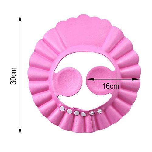 0d299aec-f07c-45f8-bf92-303ad59eda1b Baby Bathing Shower Cap Hat With Ear Wash Hair Shield