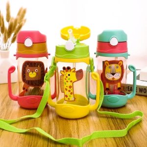 400ml Cartoon Water Bottle, Mum Pot,