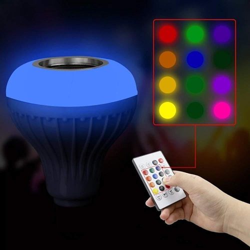 Remote Control Bluetooth Speaker Music Bulb