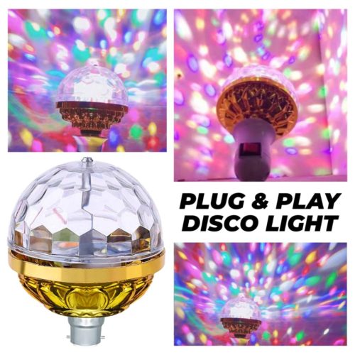 LED DJ Disco Moving Bulb Light Multi-Color