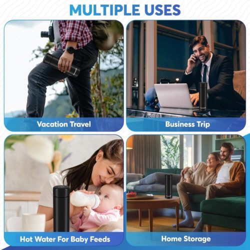 221a2507-7252-4e57-a093-3fc62e1ba08d Smart Thermal Flask with Led Temperature Display, Stainless Steel Water Bottle LED Touch Display Screen