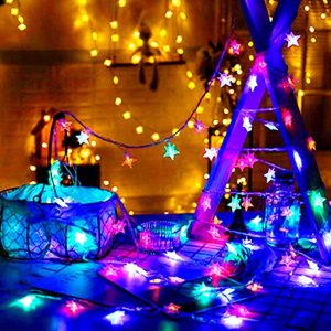 LED Star String Light Fairy Lights for Wedding Party Christmas Decor