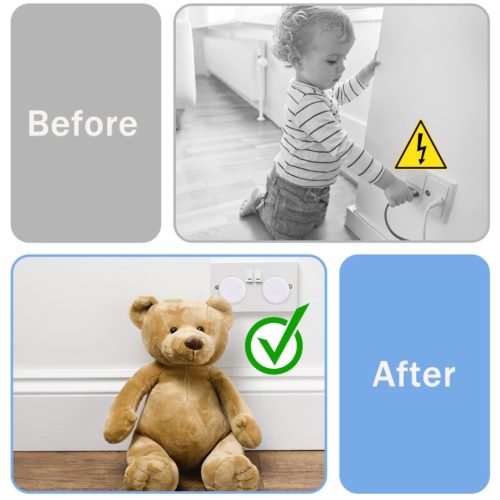 বেবি সেফটি ইলেকট্রিক্যাল সকেট কভার-১০ পিসি সেট, মাল্টিপ্লাগ সেফটি গার্ড, ইলেকট্রিক সকেট প্লাগ প্রোটেক্টর-10pcs Baby Safety Electrical Socket Cover, Multiplug Safety Guard, Electric Socket Plug Protector