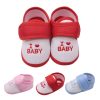 41170c0e-e276-4a5b-a12b-a3f39362c470 Newborn Baby Cotton Soft Shoes, I Love Baby Shoe For (0- 12 Months)