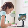 5028748f-95c1-4bec-be95-3168f6e92db6 Folding Desktop Phone Stand, Foldable Mobile Phone Holder, Adjustable Desktop Tablet Holder Table Cell Foldable Extend Support Desk Mobile Phone Holder Stand