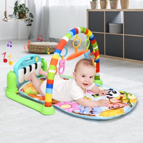 551b9c8b-5d1f-4534-92e1-4695773b040f Baby Gym Play Mat Activity Center, Kick and Play Piano Gym Mat with Music and Lights, Gifts for Baby Newborn Toddler Infants Boys Girls