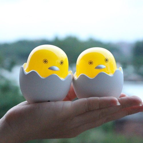 55842dff-c14f-4fd2-8417-ab9248b89bc3 Yellow Egg Duck LED Night Light, LED Night Light Sensor Duck Lamp