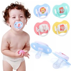 Baby Pacifier, Baby Silicone Nipple Pacifiers, Newborn Baby Chewing Nipple Silicone Pacifier