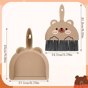 Mini Dustpan and Brush Set, Mini Broom Cleaning Brush with Dustpan, Dust Clean Brush