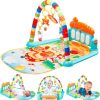 6604697d-b909-450c-92e0-bd556fe11249 Baby Gym Play Mat Activity Center, Kick and Play Piano Gym Mat with Music and Lights, Gifts for Baby Newborn Toddler Infants Boys Girls