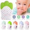 1Pcs Baby Silicone Mitten Teether Glove, Silicone Teething Mitt