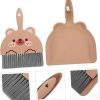 Mini Dustpan and Brush Set, Mini Broom Cleaning Brush with Dustpan, Dust Clean Brush
