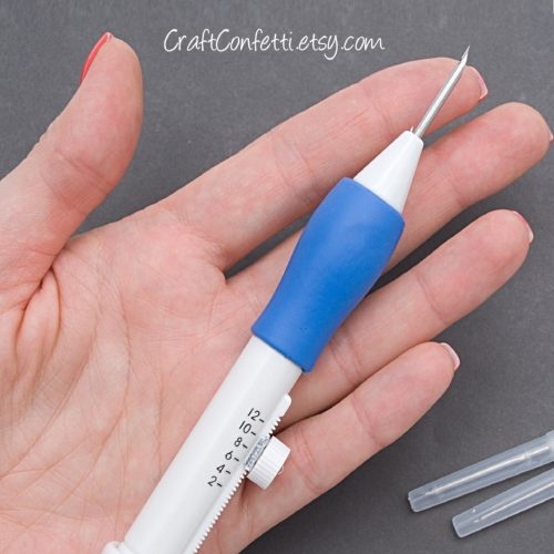 সেলাই পাঞ্চ সুই কিট, ফেল্টিং, অ্যাডজাস্টেবল পাঞ্চ সুই টুল