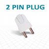 2 pin plug