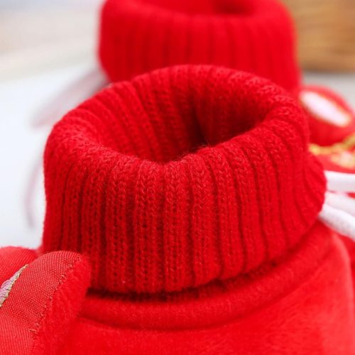 7c71c658-e37e-448b-bcd3-a4c886255ad6 Rabbit Cartoon Baby Shoe, Warm Soft Sole Winter Plush and Thick Cotton Socks and Shoes