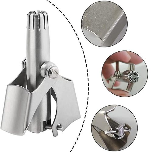 83e09fd6-c00a-4aaf-a1c2-329de241a5c3 Nose Ear Hair Trimmer Manual Stainless Steel, Shaving And Unwanted Hair Removal Tool-নাক কানের চুল ট্রিমার ম্যানুয়াল স্টেইনলেস স্টিল, শেভিং এবং অবাঞ্ছিত চুল অপসারণ সরঞ্জাম