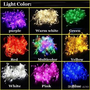LED Color Changing Fairy Lights-Multi