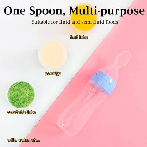 929bcada-bee3-43b4-8d5c-1781058813c5 Applebear Silicone Baby Spoon Blue Feeder From 0m+ 120ml
