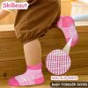 93a012e5-7ff4-4ee3-a08e-415e34d267 1 Pairs Baby Socks With Non-Slip Grips, Baby Non-skid Socks Toddler Newborn Infant Non Slip Socks with Grips Anti-Slip Girls Boys Ankle Socks