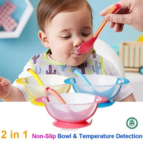 94e49d3b-ed0b-4bb0-a247-cb30507a0fde Baby Feeding Spoon And Bowl Set