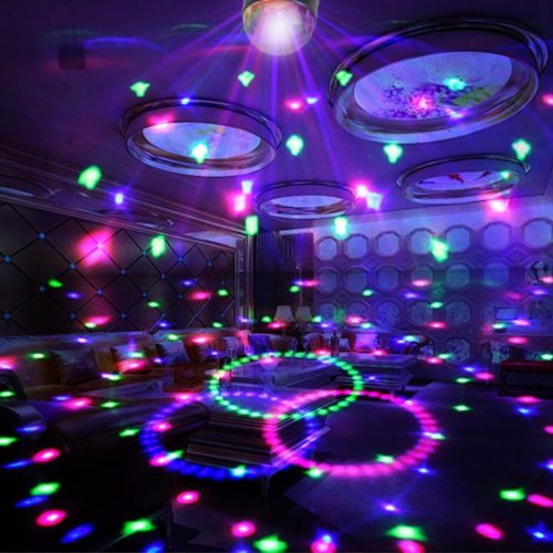 LED DJ Disco Moving Bulb Light Multi-Color