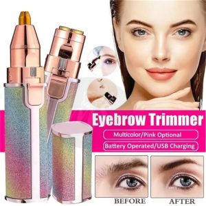 ২ ইন ১ ইলেকট্রিক আইব্রো ট্রিমার, ব্লোলেস ফেসিয়াল হেয়ার রিমুভার