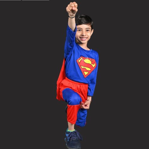 Superman Dress for Kids, Super man Kids Costume Wear, Superman Suit