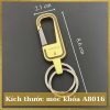 Omuda Hook Locking Double Rings Metal Key Holder for Car, Motorcycle, Bike, Home, Office - Nice key Ring - style key Ring - Good key Ring - Stainless Steel Key Ring, Men's Fashion Key Chain Gift