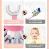 a743ff90-26c9-4bf0-888d-afc47eb83ec4 U Shaped Silicone Toothbrush for Kids Children, For Tooth Cleaning
