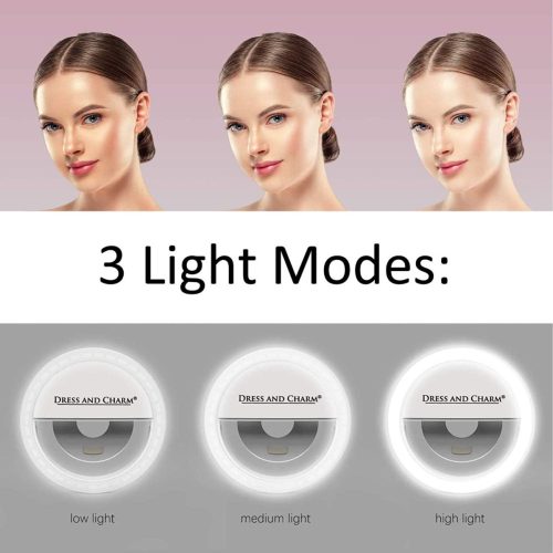 accf9c8f-b6e7-442f-afb9-d0ed7763fbfe Rechargeable Mobile Selfie Ring Light, Selfie Ring Light for Live Video Call, মোবাইল সেলফি রিং লাইট