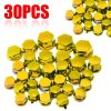 30Pcs Motorcycle Screw Nut Bolt Cap Cover Modification Decorative Universal Frame Sliders Sleeve Muff For Bike, motorcycles, electric motorcycles, scooters
