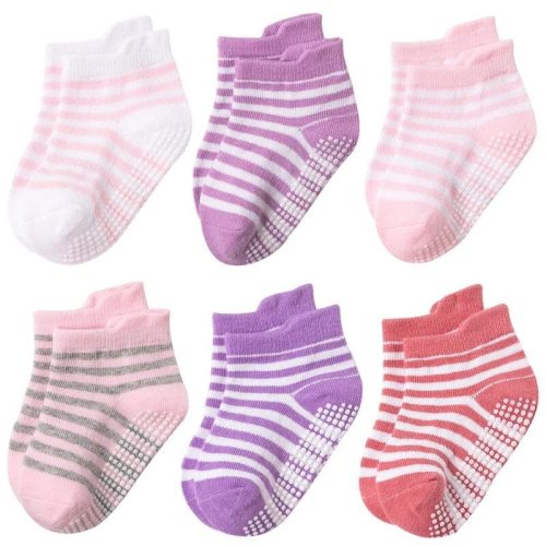 bf1498fc-3f05-4020-837f-e02d757d7b 1 Pairs Baby Socks With Non-Slip Grips, Baby Non-skid Socks Toddler Newborn Infant Non Slip Socks with Grips Anti-Slip Girls Boys Ankle Socks