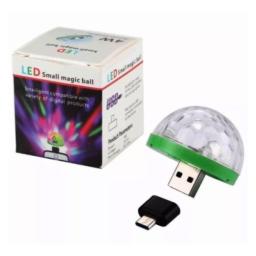 Usb Mini Led Disco Magic Ball Lights, Sound Sensor Led Small Magic Ball Light