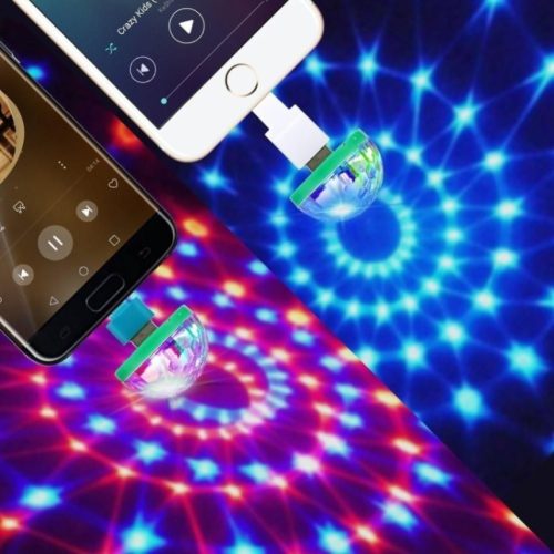 Usb Mini Led Disco Magic Ball Lights, Sound Sensor Led Small Magic Ball Light