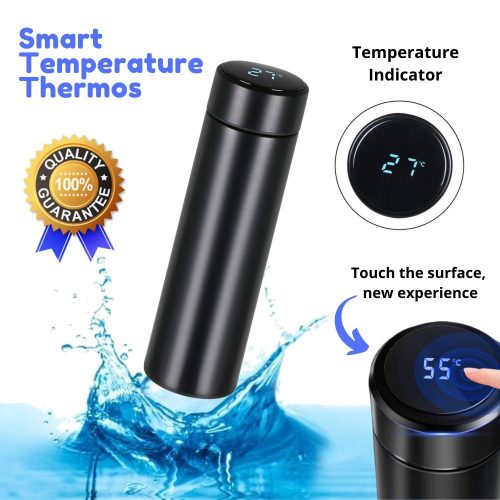 cd069595-7407-483c-8b49-d8947613a801 Smart Thermal Flask with Led Temperature Display, Stainless Steel Water Bottle LED Touch Display Screen