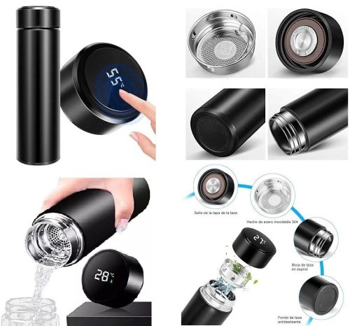 d579f068-5569-4e2e-9d67-02c7a43673fd Smart Thermal Flask with Led Temperature Display, Stainless Steel Water Bottle LED Touch Display Screen