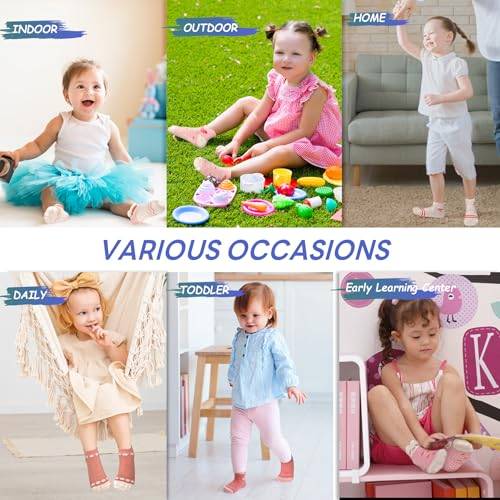 d99c0f0c-2226-4299-8caa-e27637bfa8 1 Pairs Baby Socks With Non-Slip Grips, Baby Non-skid Socks Toddler Newborn Infant Non Slip Socks with Grips Anti-Slip Girls Boys Ankle Socks