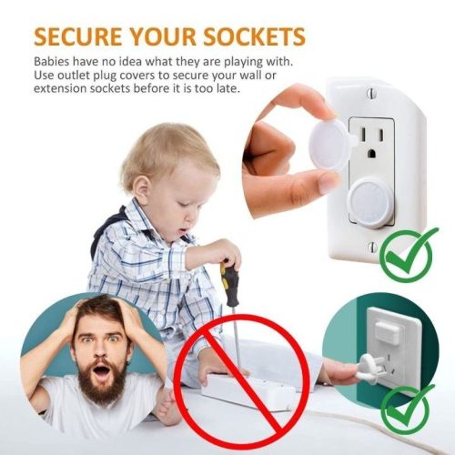 বেবি সেফটি ইলেকট্রিক্যাল সকেট কভার-১০ পিসি সেট, মাল্টিপ্লাগ সেফটি গার্ড, ইলেকট্রিক সকেট প্লাগ প্রোটেক্টর-10pcs Baby Safety Electrical Socket Cover, Multiplug Safety Guard, Electric Socket Plug Protector