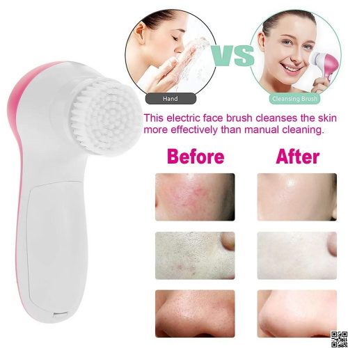 f3819ed2-b4db-423d-ac28-d34a44bc0cf1 5 in 1 Facial Cleansing and Massage Brush, 5 in 1 Beauty Care Massager