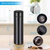 f9c17820-446f-4477-9ab1-e6dad59a7f8e Smart Thermal Flask with Led Temperature Display, Stainless Steel Water Bottle LED Touch Display Screen